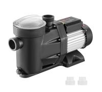 Bomba para piscinas elevadas VEVOR de 1,5 HP, 220 V-240 V, 1450/2860 RPM, doble velocidad, 1100 W, caudal máximo de 27 800 L/H, potente, ahorro de energía, certificación CE