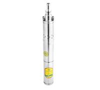 Bomba para pozos profundos, 70 mm CC, 0,37 kW, acero inoxidable, 65 m de altura de extracción con motor de cobre, bomba sumergible de 1 pulgada para pozos, riego de jardín, agua subterránea