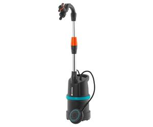 Bomba para recogida de aguas pluviales GARDENA 4000/1 con cable: Bomba sumergible a presión con filtro integrado, caudal 4000 l/h, válvula de control para ajustar la cantidad de agua (1762-20)