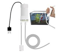Bomba pequeña - Aspiradora de acuario USB, cambio rápido de bajo nivel Aspirador de sifón para acuario | Equipo de elaboración de cerveza casera en