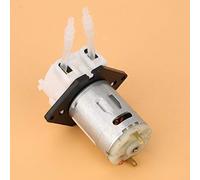 Bomba Peristáltica 12V DC Micro Dosificación, Bomba Dosificadora Autocebante para Laboratorio Acuarios Análisis Químico, Flujo Continuo Blanco 2x4 Tubos Líquidos DIY