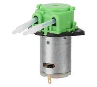 Bomba Peristáltica 12V DC para Microdosificación Autocebante con Cabezal de Dosis, 2x4 Tubos para Laboratorio, Acuarios y Análisis Químico (Verde 2x4)