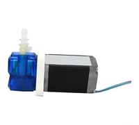 Bomba peristáltica azul compacta 12v 24v operación silenciosa construcción plástica para mover líquidos viscosos no viscosos en grandes barredoras y unidades hidráulicas (STB10-24V)