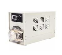 Bomba peristáltica - Bomba dosificadora de líquido de alto flujo paso a paso de 24 V, 0,04-120 ml/min, 3 rotores, con interruptor de pie, soporta hacia adelante y hacia atrás, tubo BPT de 5,4 mm de