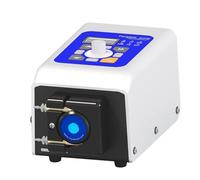 Bomba peristáltica, bomba dosificadora de líquidos 0-183ml/min, velocidad variable 0.1-400 rpm, controlador de pie para uso en laboratorio y acuario