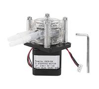 Bomba peristáltica con motor paso a paso SustVita G928SM, bomba de transferencia de líquido de 0-400 ml/mínimo para tubos de 6,4 mm x 9,6 mm, diseño de 3 rodillos con soporte de