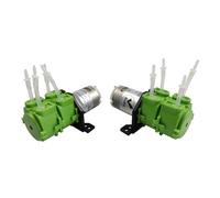 Bomba peristáltica de doble canal, silenciosa, pequeña bomba de agua autocebante (With 1 x 3,24 V)