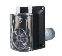 Bomba peristáltica de flujo grande, 1500 ml/min Bomba dosificadora de líquidos con 2 rodillos y tubo PHARMED BPT apto para uso alimentario, para análisis químicos en laboratorios y acuarios(24V)