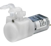 Bomba peristáltica for aguas residuales/efluentes, 30 ml/min, KPA30, motor de 6 V CC, engranaje bajo caudal con tubo silicona 1 mm espesor pared, tamaño compacto