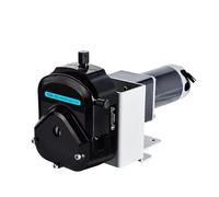 Bomba peristáltica Max 12L/min, bomba de agua de 12V 24V, bomba dosificadora Industrial for máquina expendedora de minería, pasteurización de leche OEM200(Speed Controller,12V)