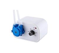 Bomba peristáltica micro NKCP de 12 V con fuente de alimentación, bomba dosificadora de laboratorio de flujo ajustable, tubo de bomba de silicona(EU,NKCP-DC-S06B)