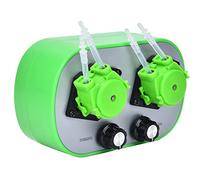 Bomba Peristáltica Miniatura G628-2, 12V CC Autocebante, Doble Cabezal, 19-120 ml/min, con Fuente 100-240V, Enchufe UE, para Acuario y Laboratorio
