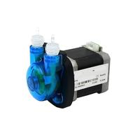 Bomba peristáltica paso a paso de 24 V, bomba peristáltica pequeña de nivel S/L for transferencia de placas de líquidos viscosos y no viscosos (20-110 ml/min) KPAS100(B19,Kpas100 st 3 l)