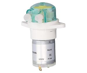 Bomba Peristáltica Pequeña,122ML/MIN 5W 12V Bajo Flujo Bomba de Transmisión de Líquido de Engranaje Bomba Dosificadora de Líquido Analítico para Laboratorio Hidropónico