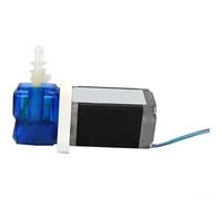 Bomba peristáltica pequeña de 12 V, 24 V, 100 ml, bomba dosificadora de CC de bajo ruido, construcción de plástico para manejo de fluidos, barredoras grandes, uso en laboratorio (STB10-24V)