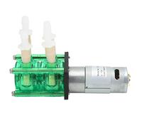 Bomba peristáltica resistente a la corrosión de alto flujo de doble cabezal Bomba dosificadora de líquidos con tubo BPT 700 ml/min para experimentos Análisis bioquímico (12 V CC.)