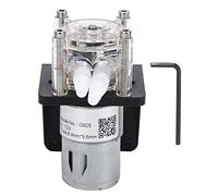 Bomba peristáltica Tres rodillos 500 ml/M Bomba dosificadora Motor de engranajes Bomba peristáltica de laboratorio Bomba dosificadora por goteo para acuario con base(12V)