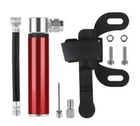 Bomba portátil de Bolsillo for Bicicleta, minibomba Alta presión 120 PSI, Compatible con válvula, Accesorios for para neumáticos de Bicicleta, Pelotas e hinchables(Red)