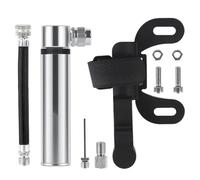 Bomba portátil de Bolsillo for Bicicleta, minibomba Alta presión 120 PSI, Compatible con válvula, Accesorios for para neumáticos de Bicicleta, Pelotas e hinchables(Silver)