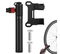 Bomba portátil de la bicicleta, bomba de neumático portátil 7,6 para el ciclo, inflador rápido doble válvula montaje marco accesorios para senderismo al aire libre