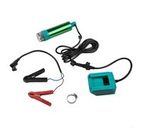 Bomba portátil de litio para baterías Dayi de 12 V, flujo de 30 a 50 l/min, cabezal de 4 a 6 m, cable de 8 pies, diseñada para aplicaciones de combustible y agua (sin abrazadera)