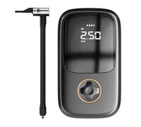 Bomba portátil para bicicleta de montaña, inflador inteligente de neumáticos de carga USB, accesorios multimodo para el cuidado del coche con iluminación LED para bicicleta de ciudad