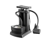 Bomba portátil para Bicicletas, Bomba para Bicicletas pequeñas, de Piso para inflar para activada con el pie, de Aire Multiusos portátil con manómetro para neumáticos