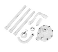 Bomba química de barril giratorio, manivela manual resistente a la corrosión, resistente, bomba química de plástico para la industria química, industria automotriz, material ABS,