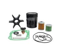 Bomba Refrigerante Bombas Agua Para 135 150 HP BF135A BF150A Reparación Bomba Agua Fueraborda Marina Con Termostato Kit Mantenimiento Pin Junta Filtro Aceite Combustible