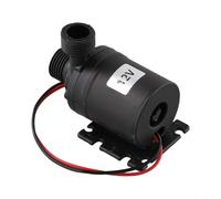 Bomba solar circuladora de agua caliente de 24 V 30 dB para energía solar | Caudal de 8 l/min, circulación rápida, entrada de 12 V CC, motor sin escobillas, compatible con calefacción solar