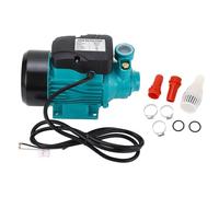 Bomba solar de CC, bomba solar de vórtice de CC 200 W, 3200 RPM, 35 LPM, gran flujo, 25 m, bombas autocebantes de vórtice de alta elevación (CC 24 V)