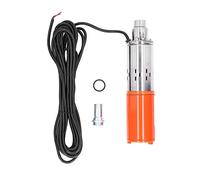 Bomba Solar de CC, Motor de Cobre Bomba de Agua Sumergible de Pozo Profundo Kit de Juego de Acero Inoxidable 24V para Entrada de Agua de Pozo, Tierra, Bombas Y Circulación