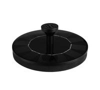 Bomba Solar Flotante para Fuente de Jardín, Panel 6v Negro | Silicio Monocristalino y Resina Epoxi, 150l/h y 70cm, Spray Automático para Estanque Pequeño