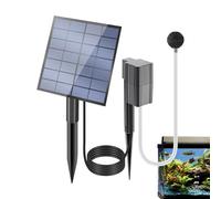Bomba solar para estanque Lerator, envío de oxígeno ajustable, soplador de aire alimentado por energía solar, bomba de circulación de agua ecológica, hidroponía Garden Pond Lerator para piscinas de