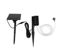 Bomba solar para una aireación eficaz de estanques, bomba de oxígeno compatible con profundidades de agua de hasta 1 metro