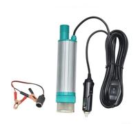 Bomba sumergible 12 V 24 V unidad de transferencia diésel portátil de acero inoxidable 38 mm para barco para caravana (12 V)