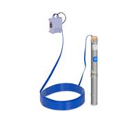 Bomba sumergible - 70 mm / 2,75'' - 3800 l/h - 250 W - cable 20 m / altura de elevación 28 m - acero inoxidable | hillvert