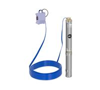 Bomba sumergible - 95 mm / 3,75'' - 6000 l/h - 750 W -cable 20 m / altura de elevación 72 m - acero inoxidable | MSW