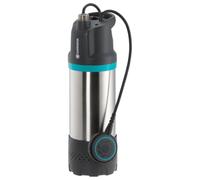 Bomba sumergible a presión GARDENA 5900/4 inox: Bomba sumergible a presión, caudal 5900 l/h, filtro de suciedad, operación silenciosa, seguro de marcha en seco por interruptor de flotación (1768-20)