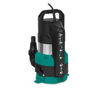 Bomba sumergible agua limpia y sucia - 850 W - 20.000 l/h | aspiración plana