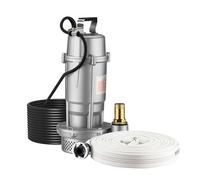 Bomba sumergible aguas residuales 370W 1.500l/h Manguera 20m Bomba construcción Achicar agua Drenar