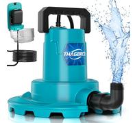 Bomba Sumergible Compatible con Makita 18V, 5000 L/H con Batería, Cable de 5m para Agua Sucia, Piscina, Camas de Agua, Ducha de Jardín, Charco (sin Batería)