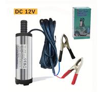 Bomba sumergible de 12V, 1 pieza, bomba portátil de transferencia de aceite, cuerpo, bomba de agua eléctrica con pinzas de , adecuada para transferir diésel, queroseno y agua