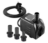 Bomba Sumergible De 200 GPH (760 L, 15 W) con Protección contra Sobrecalentamiento Y Elevación De 6,5 Pies For Fuentes, Hidroponía, Estanques,