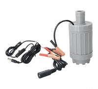 Bomba sumergible de agua/aceite sin escobillas de 12 V/24 V, compatible con energía solar, silenciosa para acuarios, riego de jardín y peceras, cable gris de 3 m/5 m (24 V 5 m)