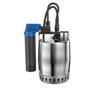 Bomba sumergible de agua residual con interruptor, 1x230V 50Hz, para líquidos no agresivos, serie Unilift KP 150 M 1, en acero inoxidable, 15 x 15 x 24 centímetros, color gris (referencia: 012H1400)