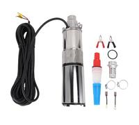 Bomba Sumergible de Pozo Profundo de 260 W, Flujo Máximo de 1,2 m³/h, Cabezal de 40 m, Bomba Solar de Tornillo de Acero Inoxidable para Riego con Cable de Alimentación de 10 Metros