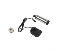 Bomba sumergible eléctrica para batería de 18 V para transferencia de agua diésel, 60 W, 50 - 80 L/min, plástico, jardín, granja, limpieza, 18 V, baterías de iones de litio, color plateado y negro