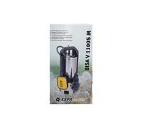 Bomba sumergible ESPA inox aguas sucias 1100w. bisa v