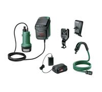 Bomba sumergible GardenPump 18V-2000 inalámbrico recuperador de agua lluvia j...